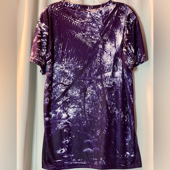 American AF Neon Arnold Schwarzenegger T-shirt Size M Bright Bold Terminator - Picture 4 of 5